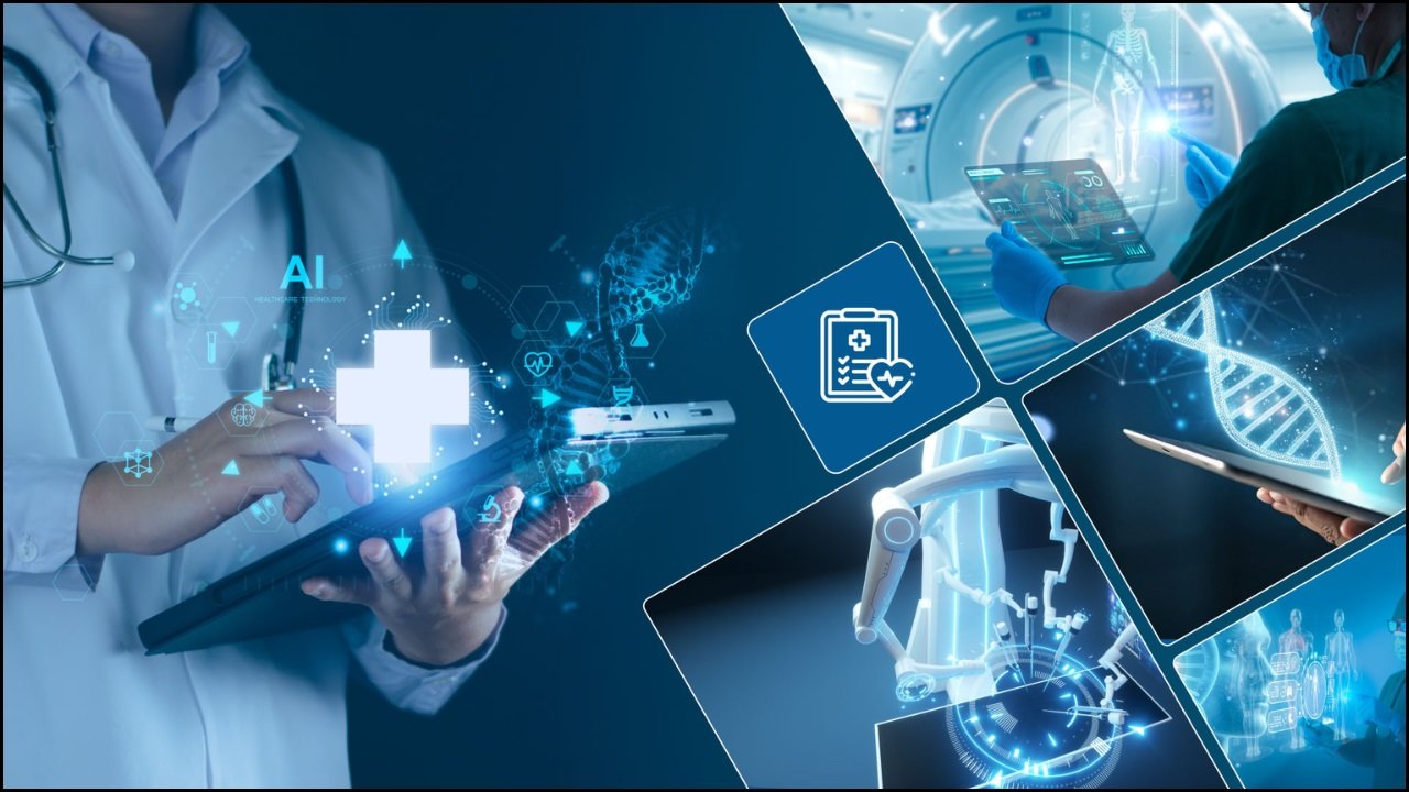 Modern pharmaceutical facility with advanced medical technology